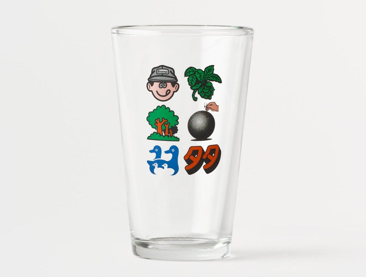 Bierernst X face Oka Half Pint Glass – TAMA tumuji WERKS.