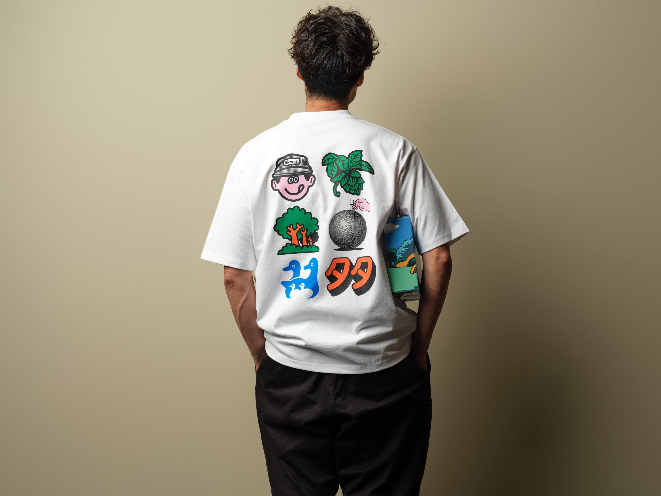 Bierernst X face Oka Short sleeve t shirts – TAMA tumuji WERKS.